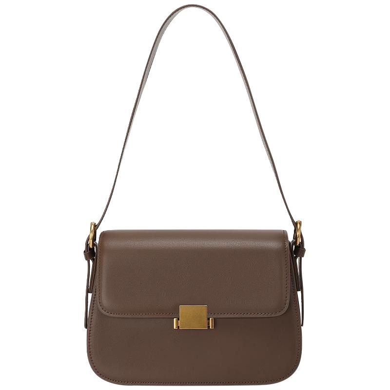 稻草人 女款时尚单肩包 棕色 179元