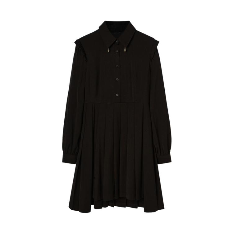 LEDIN 乐町 学院连衣裙冷淡风金属黑色裙子赫本风 120元包邮（需用券）