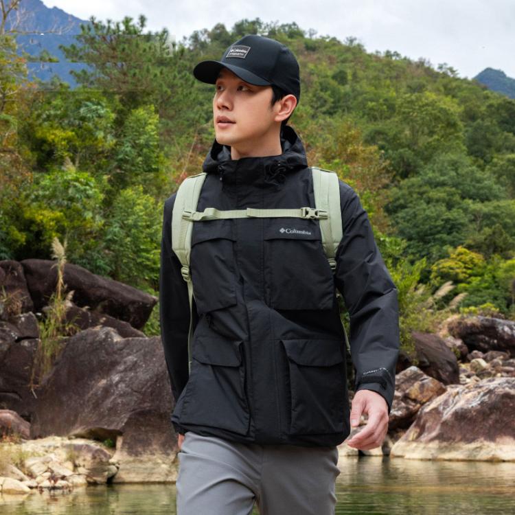 Columbia 男款防水防风连帽单层夹克 522元