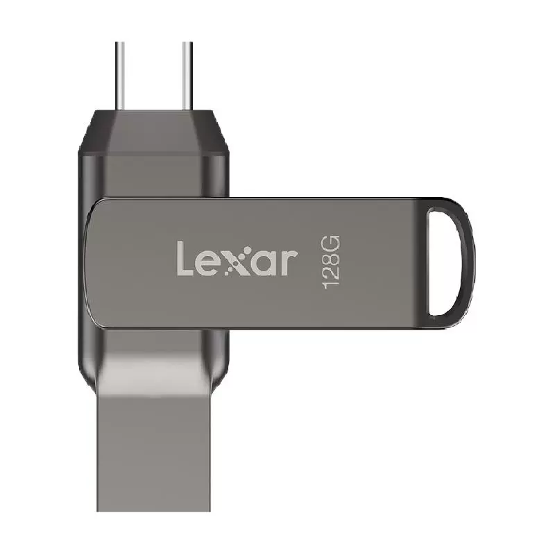 Lexar 雷克沙 D400高速U盘128G USB3.1Type-C手机电脑双接口金属U盘 ￥240