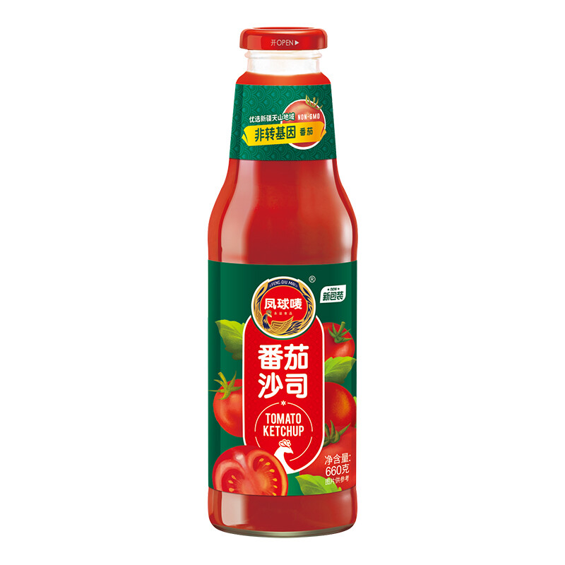 PHOENIX & EARTH 凤球唛 番茄沙司 660g 8.72元