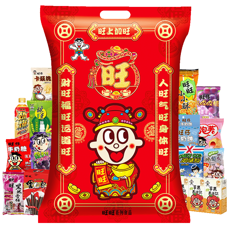 旺旺 休闲食品零食大礼包 1511g 春节年货礼盒 糕点点心 14.98元/件（共44.94元