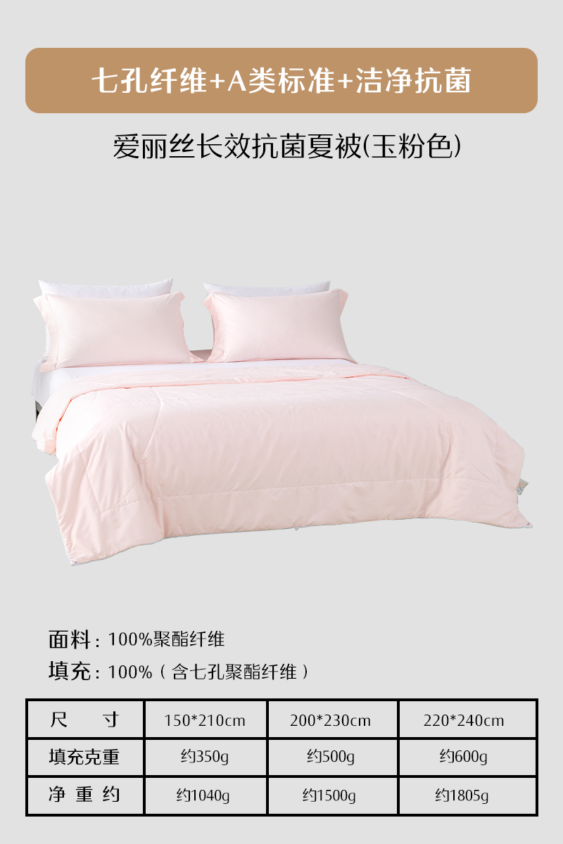 水星家纺 爱丽丝 水洗夏被 88.74元（需用券）