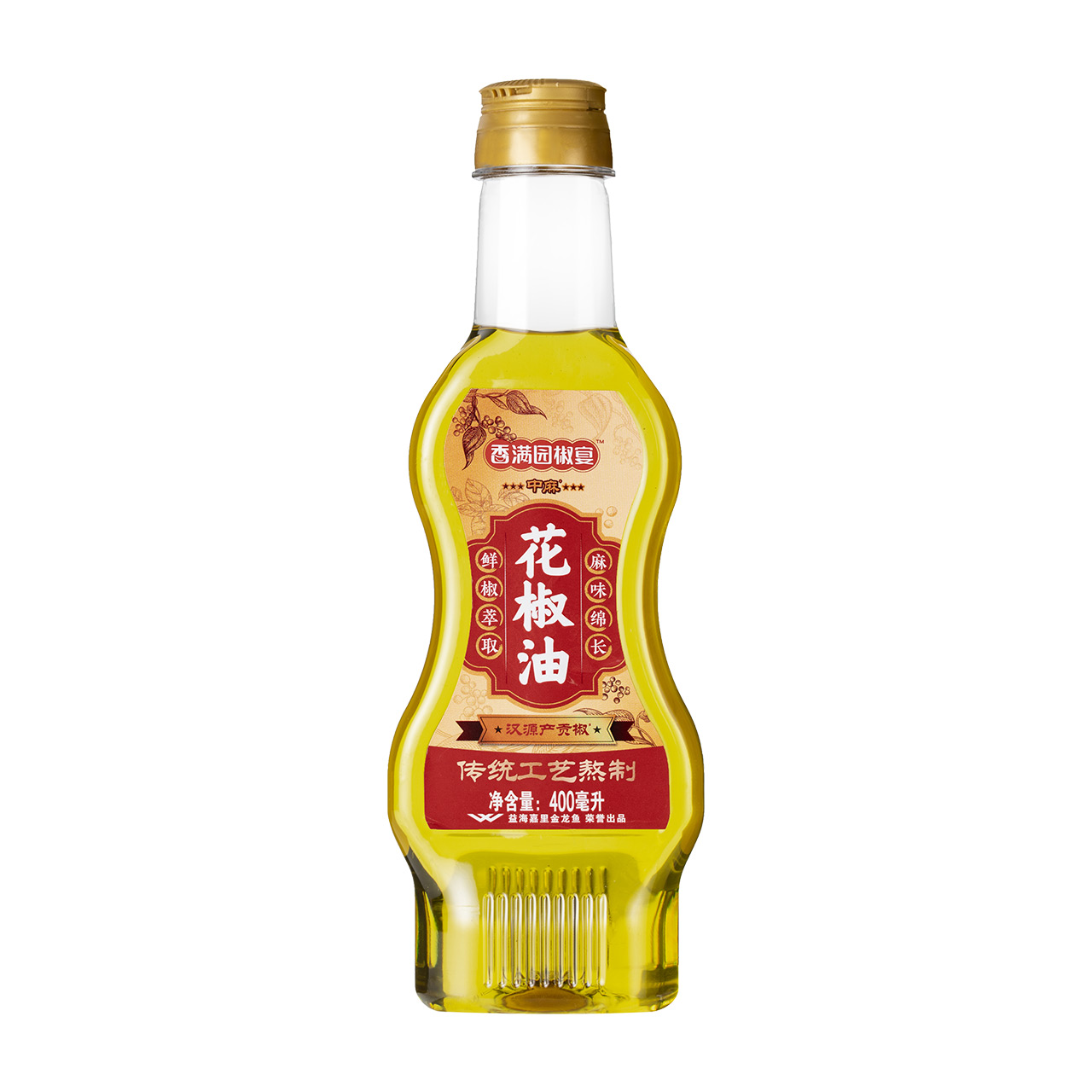 88VIP：香满园 椒宴中麻花椒油400ml*1瓶 9.4元