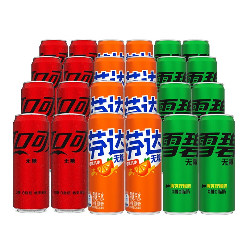 PLUS会员:可口可乐 饮料330ml*24罐 83.42元（需领券，合41.71元/件）