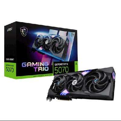 MSI 微星 魔龙 GeForce RTX 5070 12G GAMING TRIO OC 游戏独立显卡 5969.01元包邮