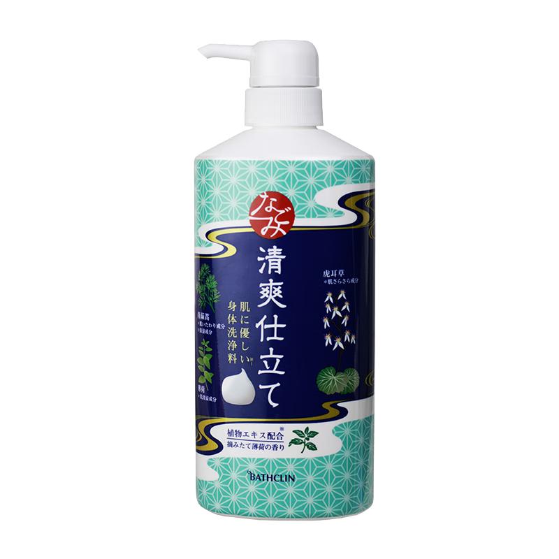 PLUS会员：巴斯克林 清爽薄荷香型 沐浴露 600ml 23.59元