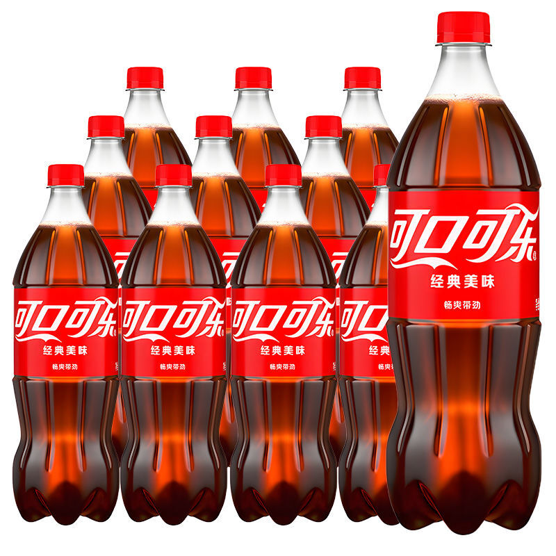 可口可乐 1.25L*12瓶大瓶装汽水经典口味碳酸饮料聚餐饮品整箱包邮 39.9元（多人团）