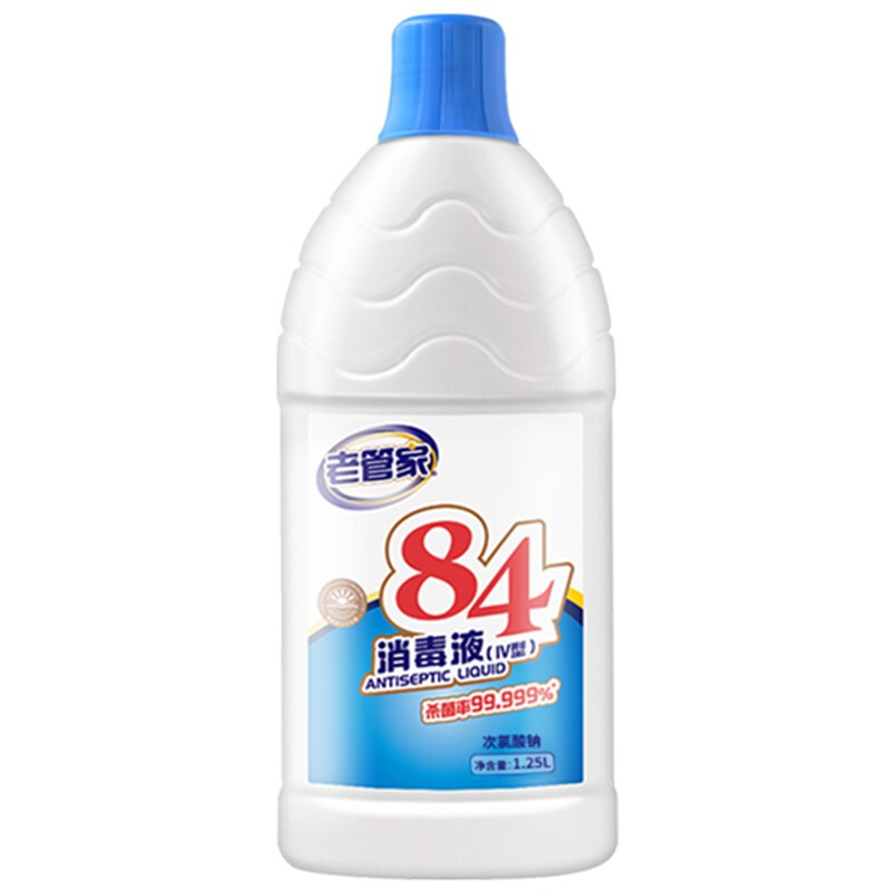 老管家 84消毒液 1.25L 6.23元