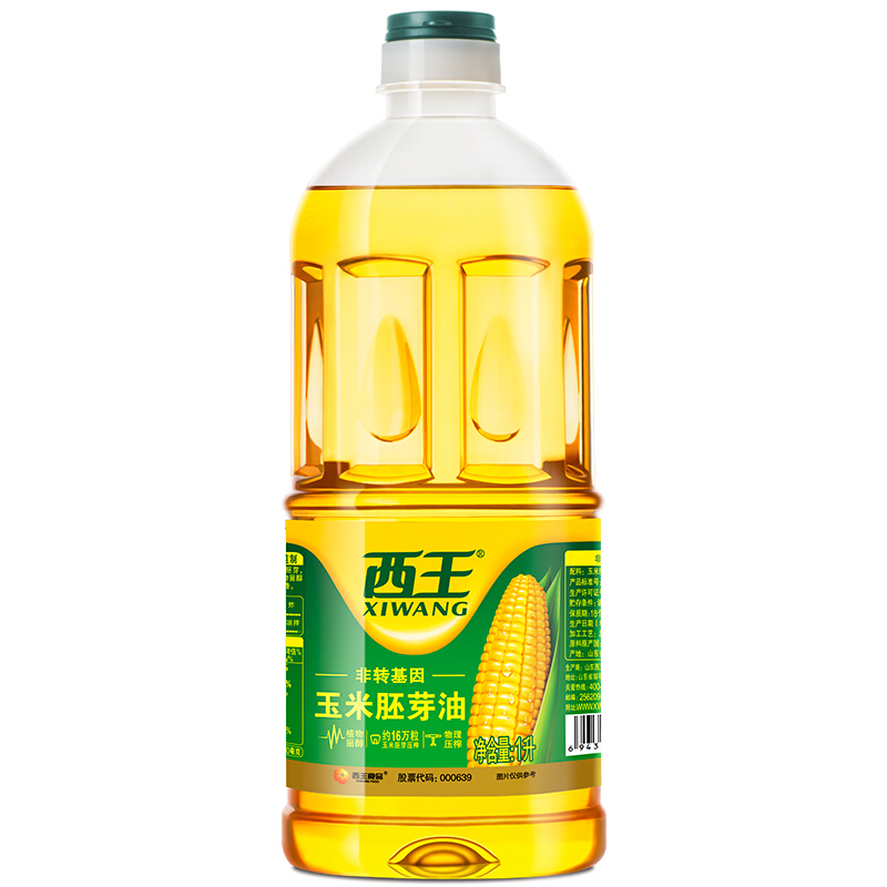 XIWANG 西王 非转基因 玉米胚芽油 1L 14.71元（需用券）
