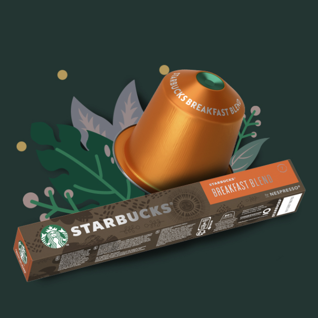 STARBUCKS 星巴克 Nespresso Original系列 Breakfast Blend 早餐综合 10颗 27.43元（需买5