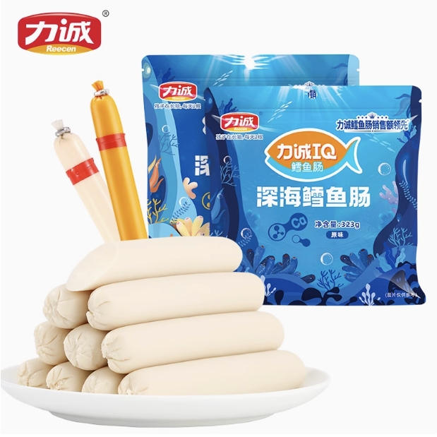 Risun 力诚 鳕鱼肠 323g*1袋 18.9元包邮（需用券）