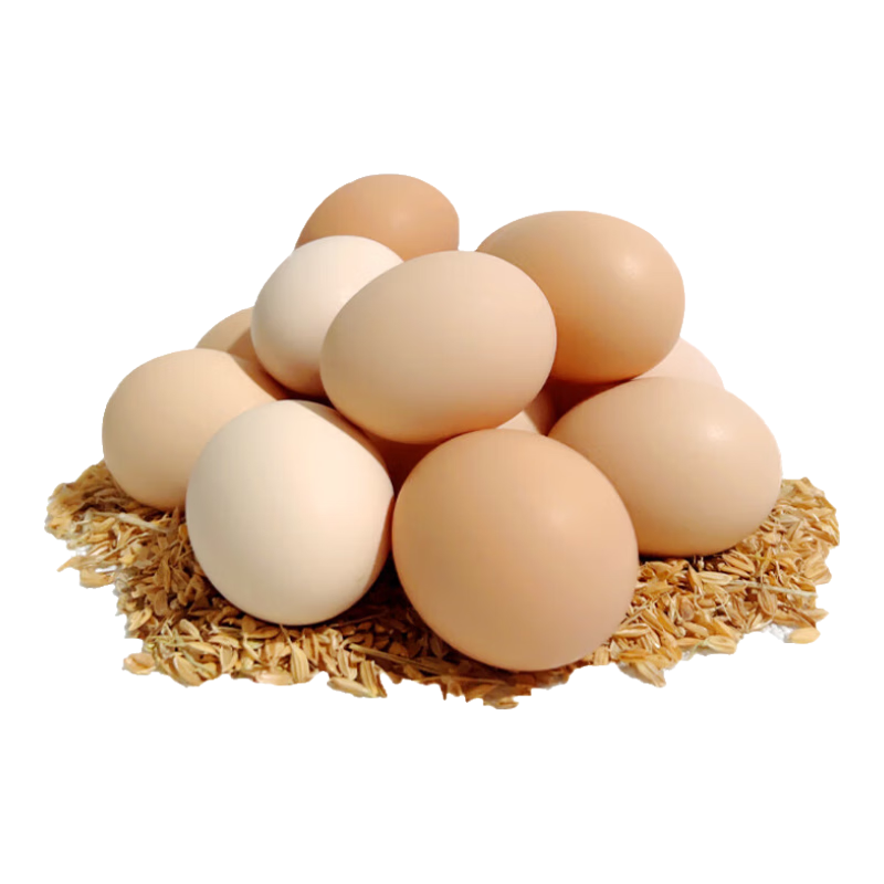 谷德 无抗鸡蛋 五谷胡萝卜喂养溏心蛋 鲜鸡蛋 30枚 红心1500g 9.4元