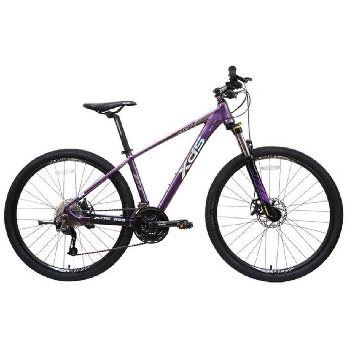 XDS 喜德盛 山地自行车JX007铝合金车架27速碟刹单车幻彩紫17英寸 1184.76元包邮