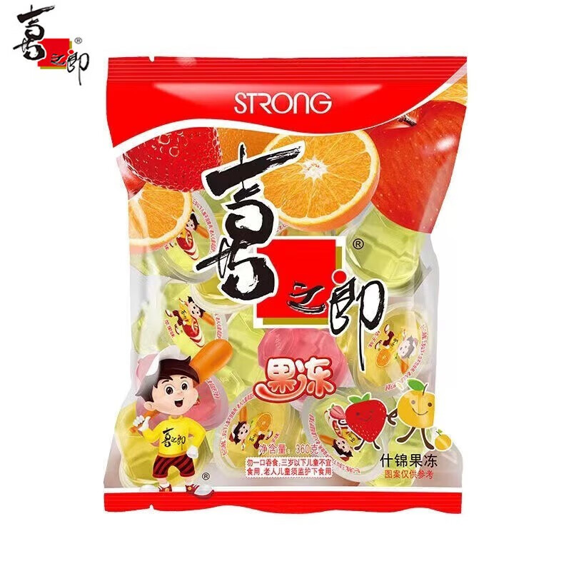 XIZHILANG 喜之郎 什锦果冻 360g*5袋 ￥20.9