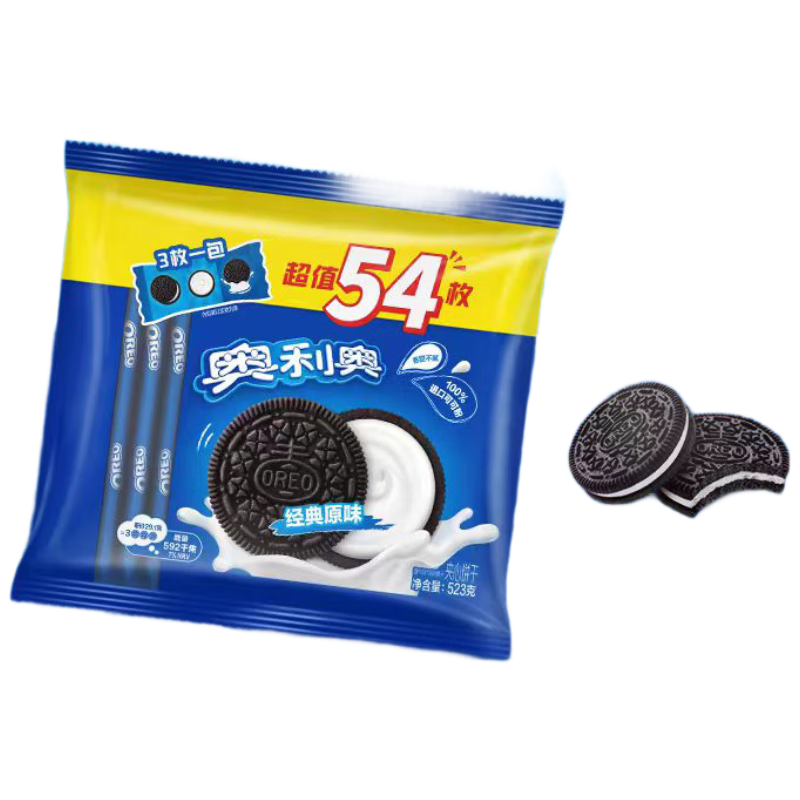 OREO 奥利奥 原味夹心饼干523g 15.74元