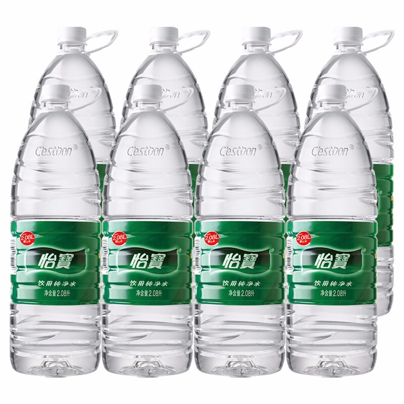 怡宝 饮用水 纯净水2.08L*8瓶 21.42元（需买3件，需用券）