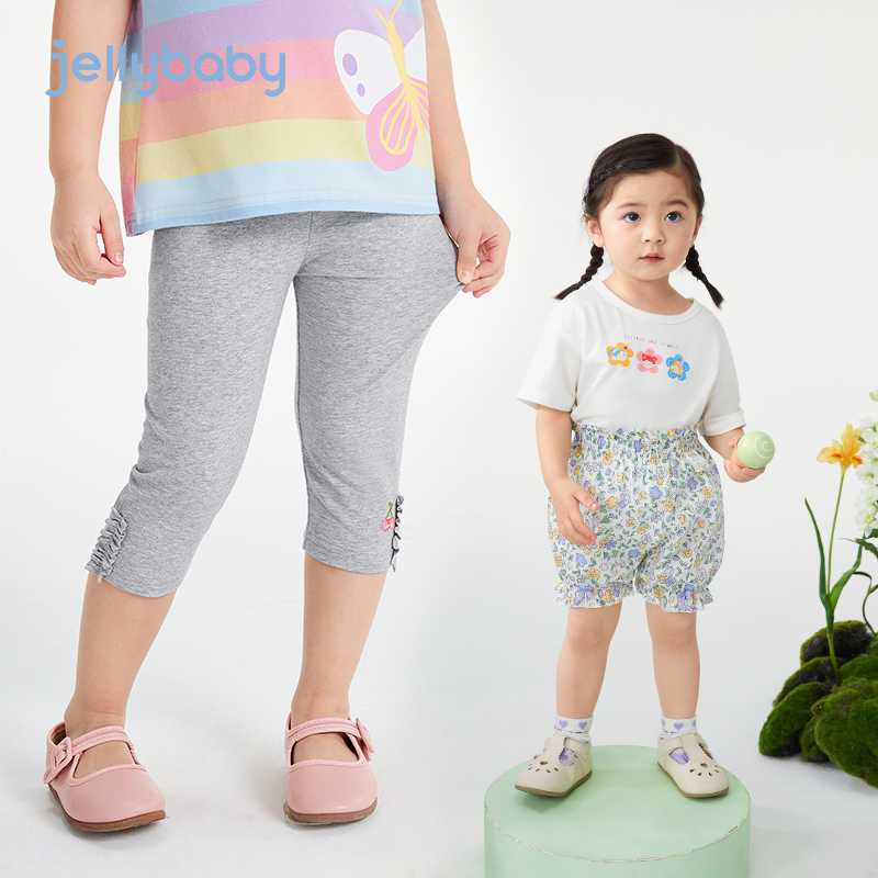 jellybaby 杰里贝比 清仓女童夏季儿童男童小童婴儿夏款衣服一岁宝宝夏装 29元(需用券)