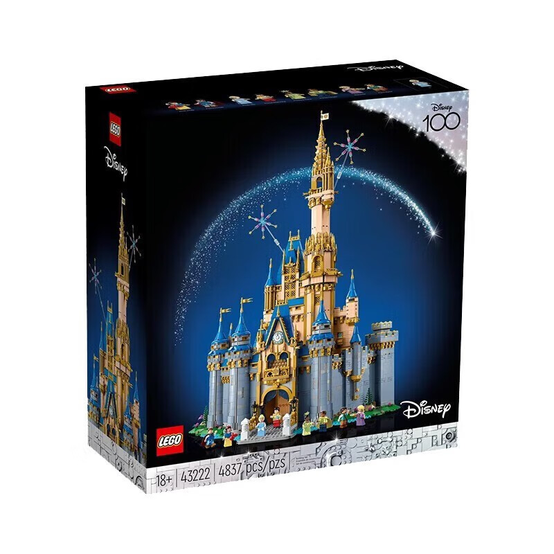 PLUS会员：LEGO 乐高 迪士尼系列 43222 新迪士尼城堡 1718元包邮（满减）