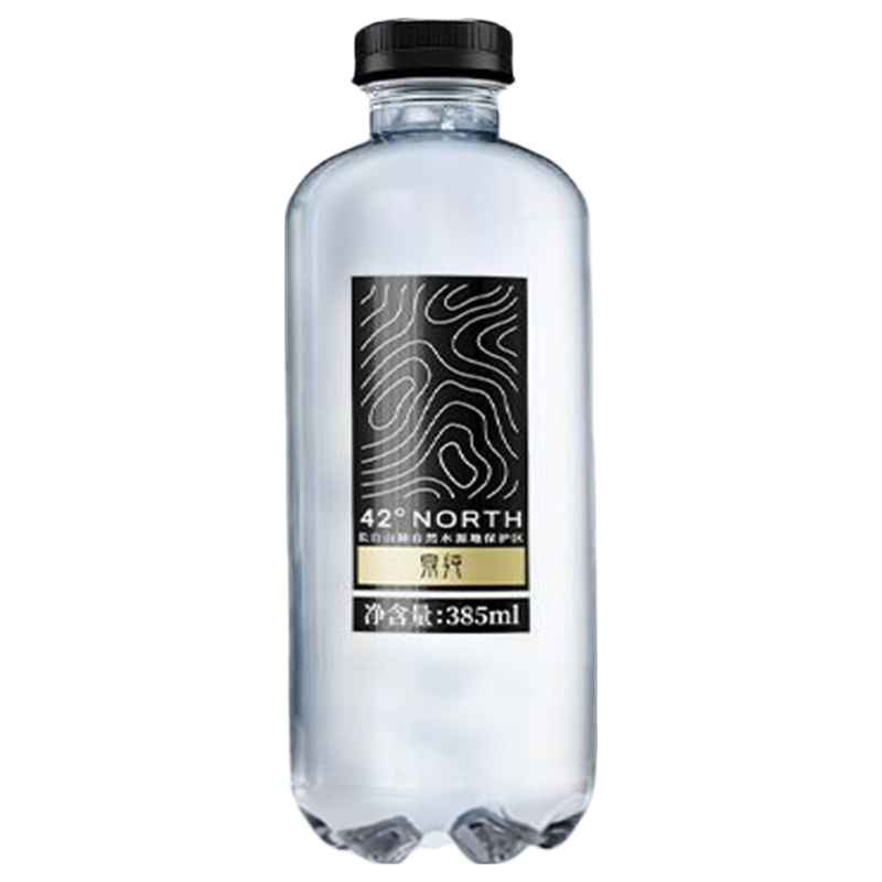 泉纯 长白山天然矿泉水 低氘弱碱性 385ml 单瓶 0.1元