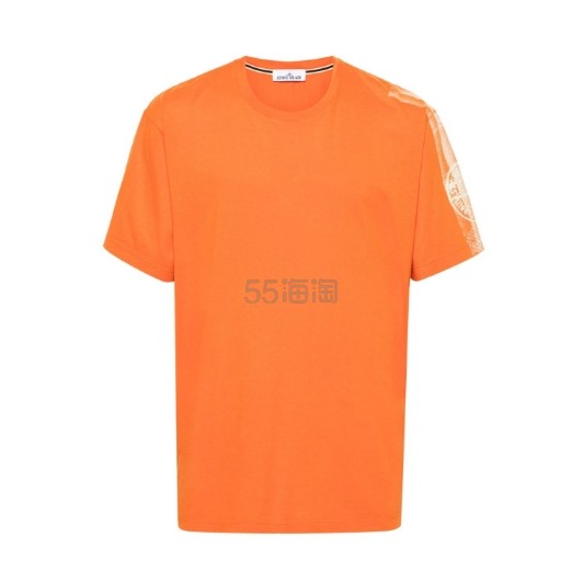 Farfetch 发发奇:Stone Island 石头岛 logo印花棉T恤