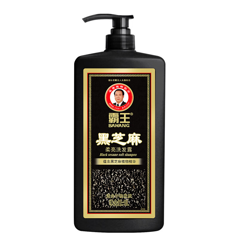 霸王 黑芝麻黑亮洗发露 1L 11.61元(需用券)