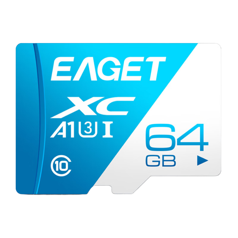 再降价：概率券：忆捷64GB TF（MicroSD）存储卡 14.4元