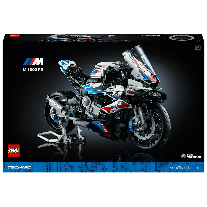 88VIP：LEGO 乐高 机械组42130宝马摩托车M1000RR拼装模型积木玩具 1368元包邮（双