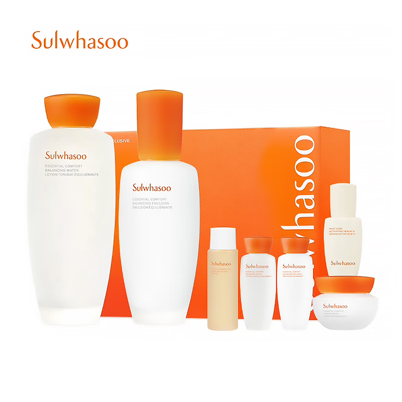 Sulwhasoo 雪花秀 新版滋盈肌本舒活水乳护肤品7件套装礼盒353ml 266.31元