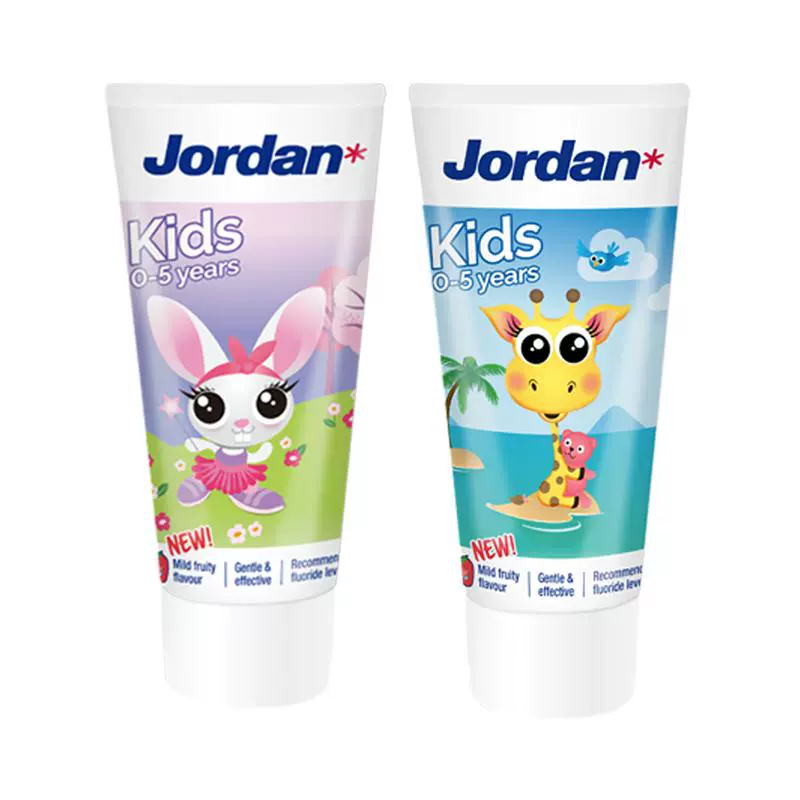 Jordan 儿童牙膏 1段 50ml＊2支 ￥36